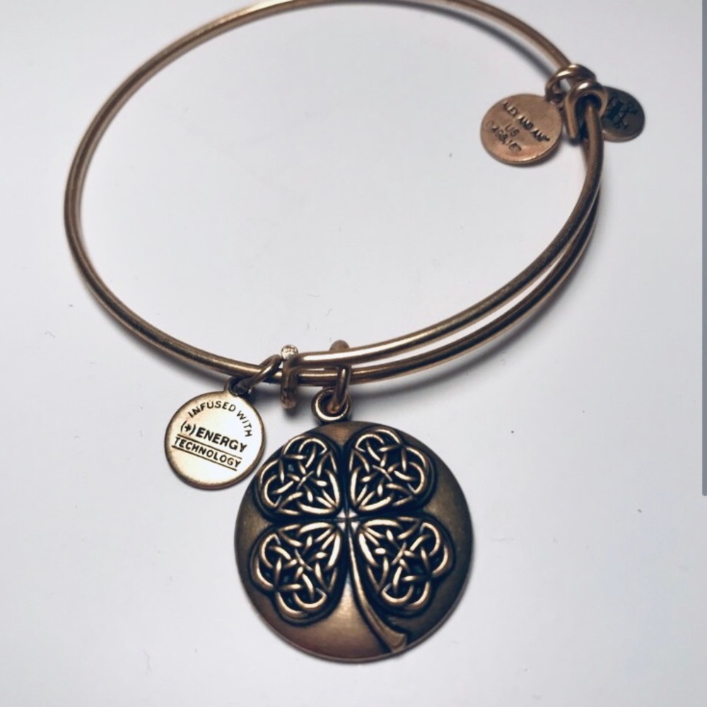 Alex and Ani Four Leaf Clover Bangle